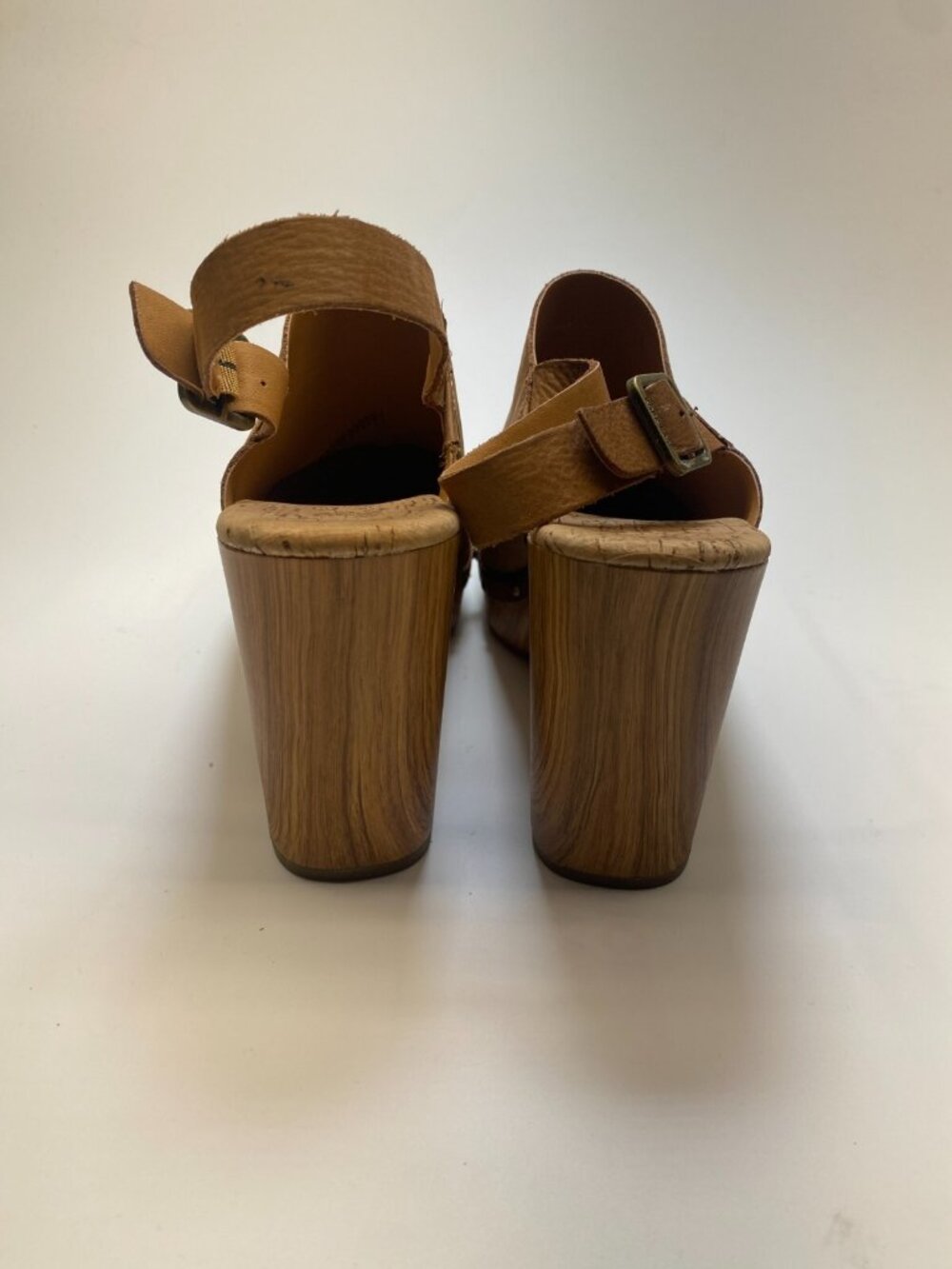 Kork-Ease Womens Brown Cork Leather Heel Sz 10M - Picture 6 of 8